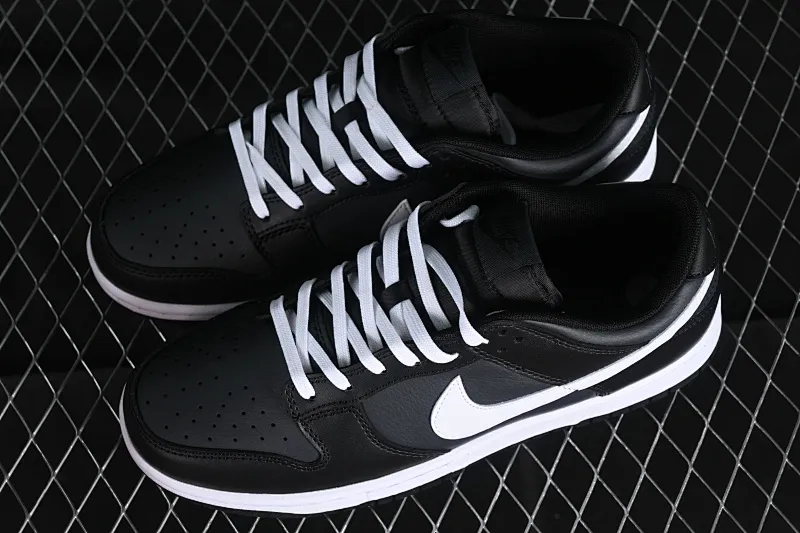 All categories Nk SB Dunk series Nk SB Dunk Low low-top sneakers Nk Dunk Low Retro pure black and white SB low-top sports and leisure sneakers DJ6188-002